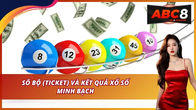 Số bộ (Ticket) và Kết quả xổ số minh bạch