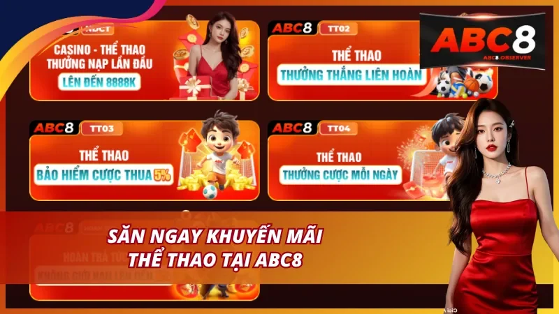 Săn Ngay Khuyến Mãi Thể Thao ABC8